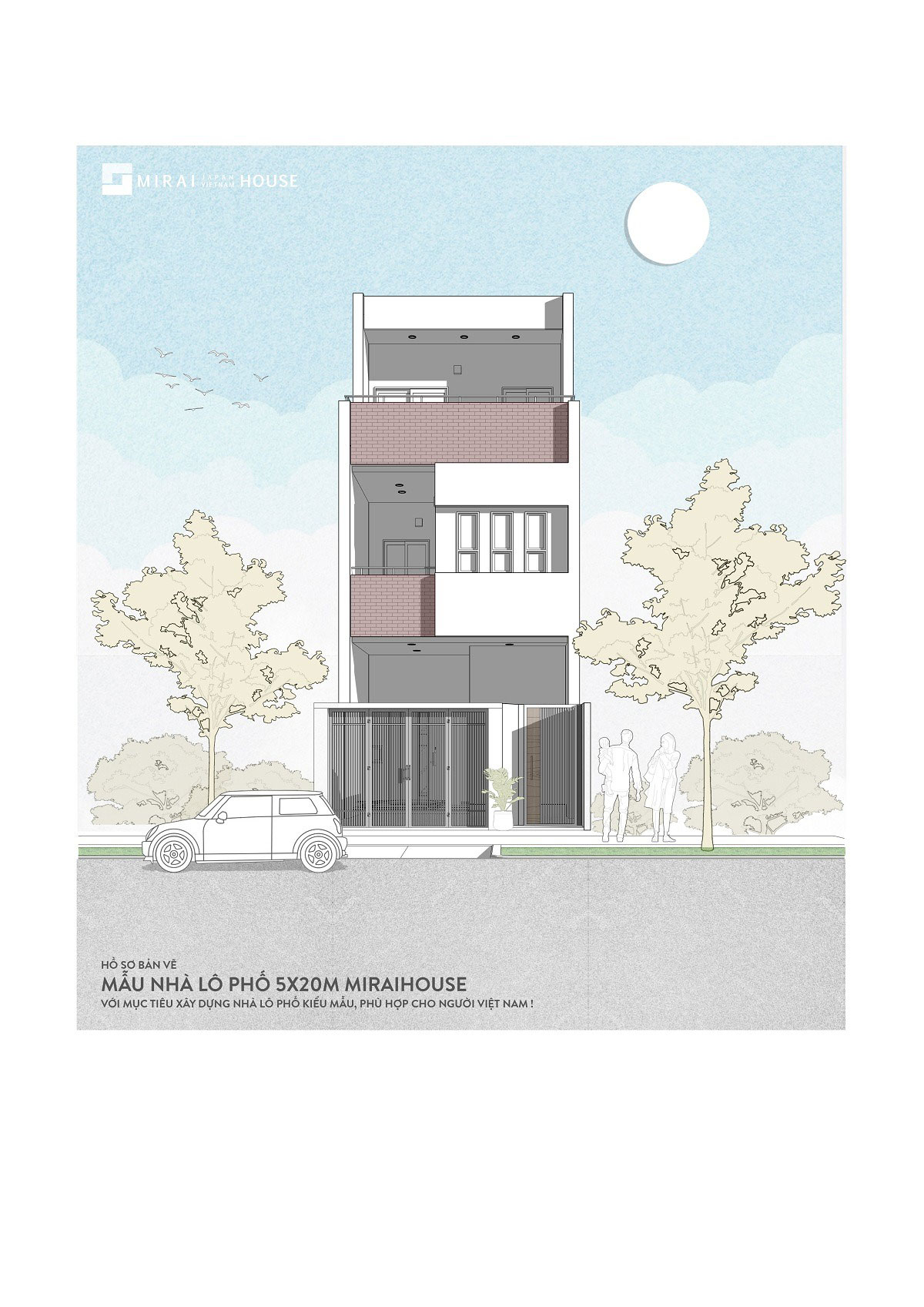 Nhà lô phố tối ưu không gian sống, gắn kết các thành viên gia đình