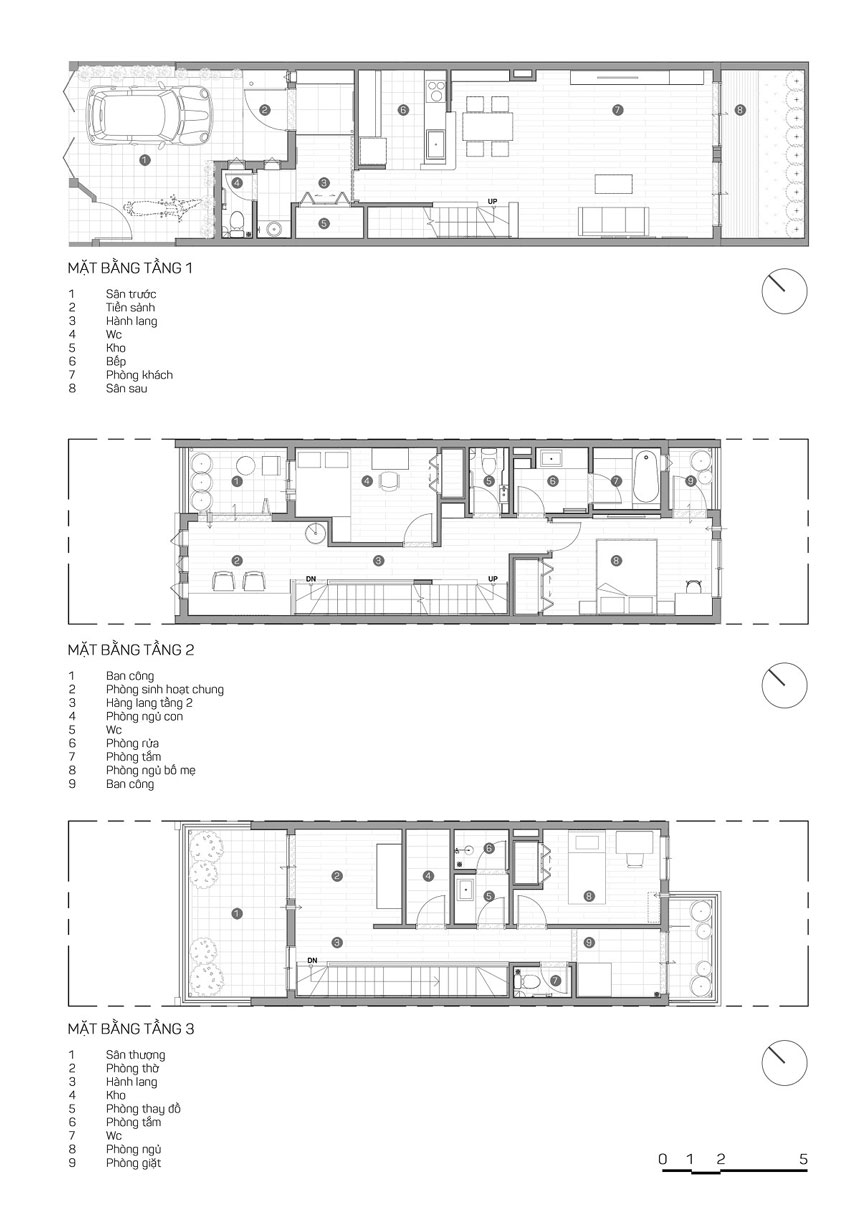 Nhà lô phố tối ưu không gian sống, gắn kết các thành viên gia đình