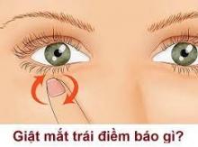 Giải mã điềm nháy mắt